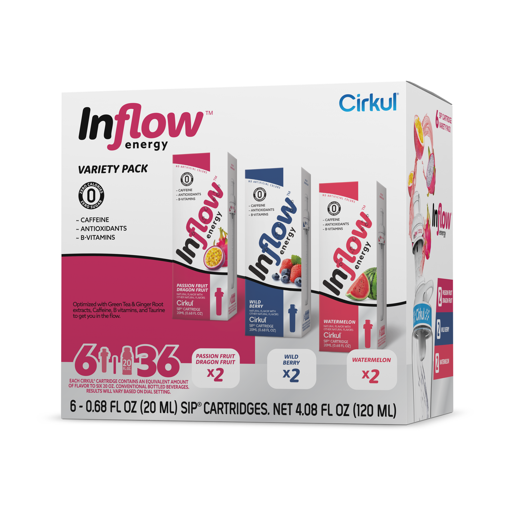 Inflow Energy® 6-Pack Variety Pack - Active Ready