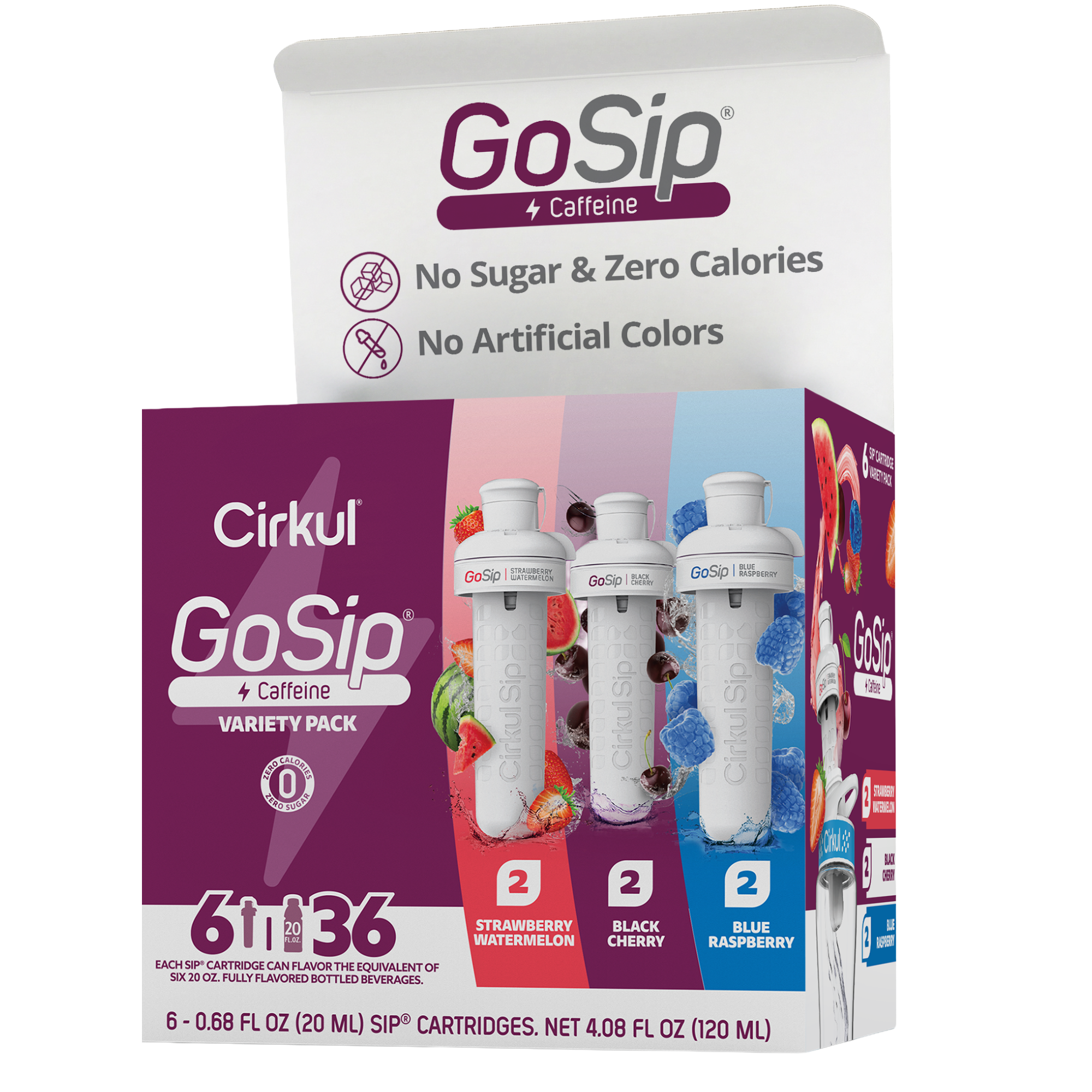 GoSip® 6-Pack Variety Pack - Classic Finish