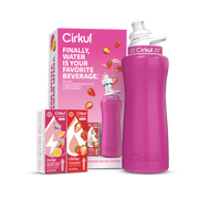 32oz. Hot Pink Stainless Steel Bottle Starter Kit - Daily Set