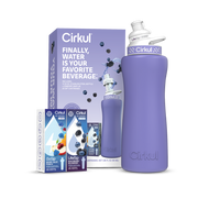 32oz. Matte Periwinkle Stainless Steel Bottle Starter Kit - Fresh Pair