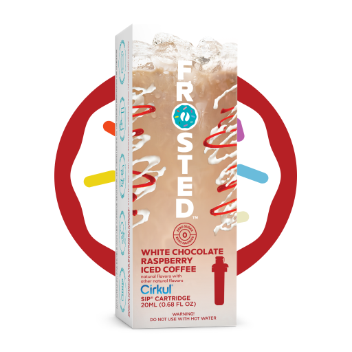 Frosted White Chocolate Raspberry Iced Coffee - Gift Ready